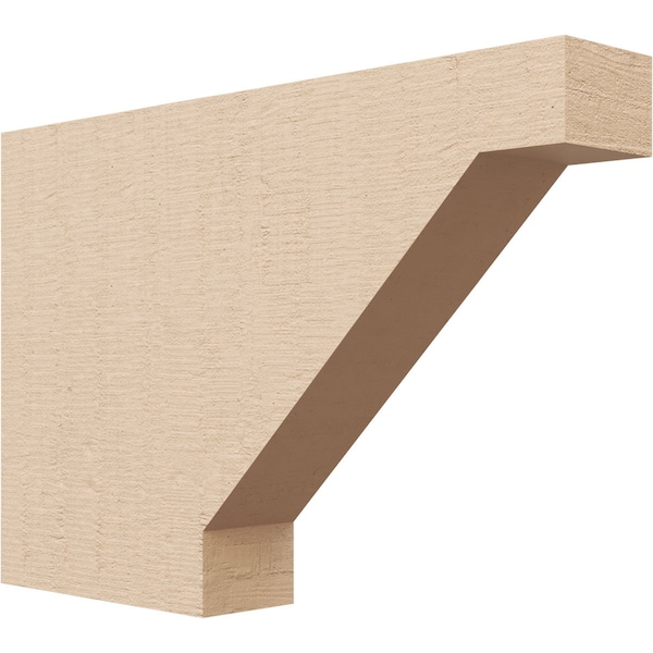 Ekena Millwork 2in. W x 8in. H x 12in. L Burlington Woodgrain TimberThane Rafter Tail, Primed Tan RFTUR02X08X12BURRCPR - main